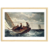 Winslow Homer: Breezing Up (A Fair Wind). Date/Period: 1873 - 1876. Painting. thumbnail