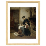 The Evening Prayer. Dating: 1857. Measurements: h 46.5 cm × w 38.5 cm; d 6.4 cm. thumbnail