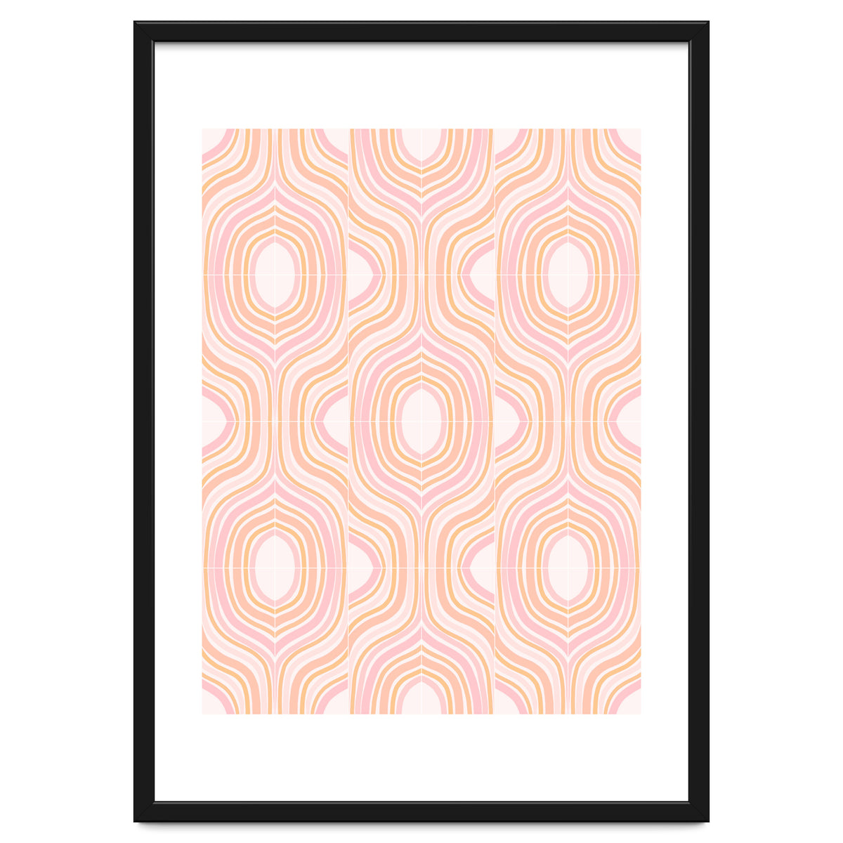 Peachy Marbled Tiles