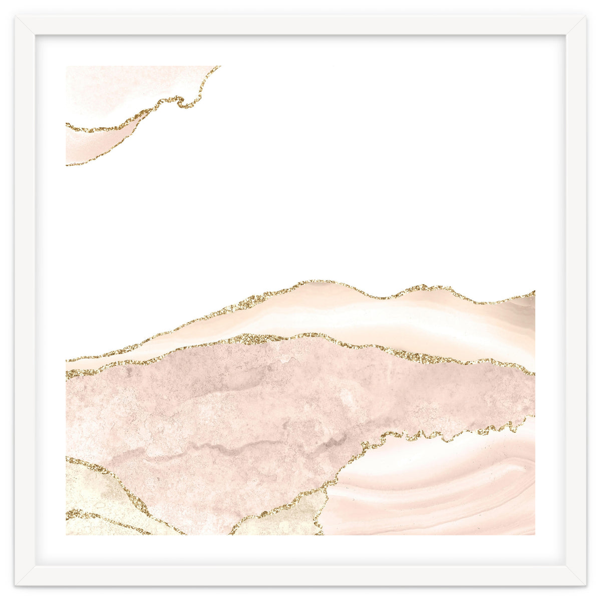 Ivory & Gold Agate Texture 08