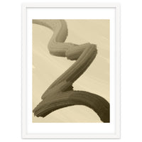 Brushstrokes in Sepia