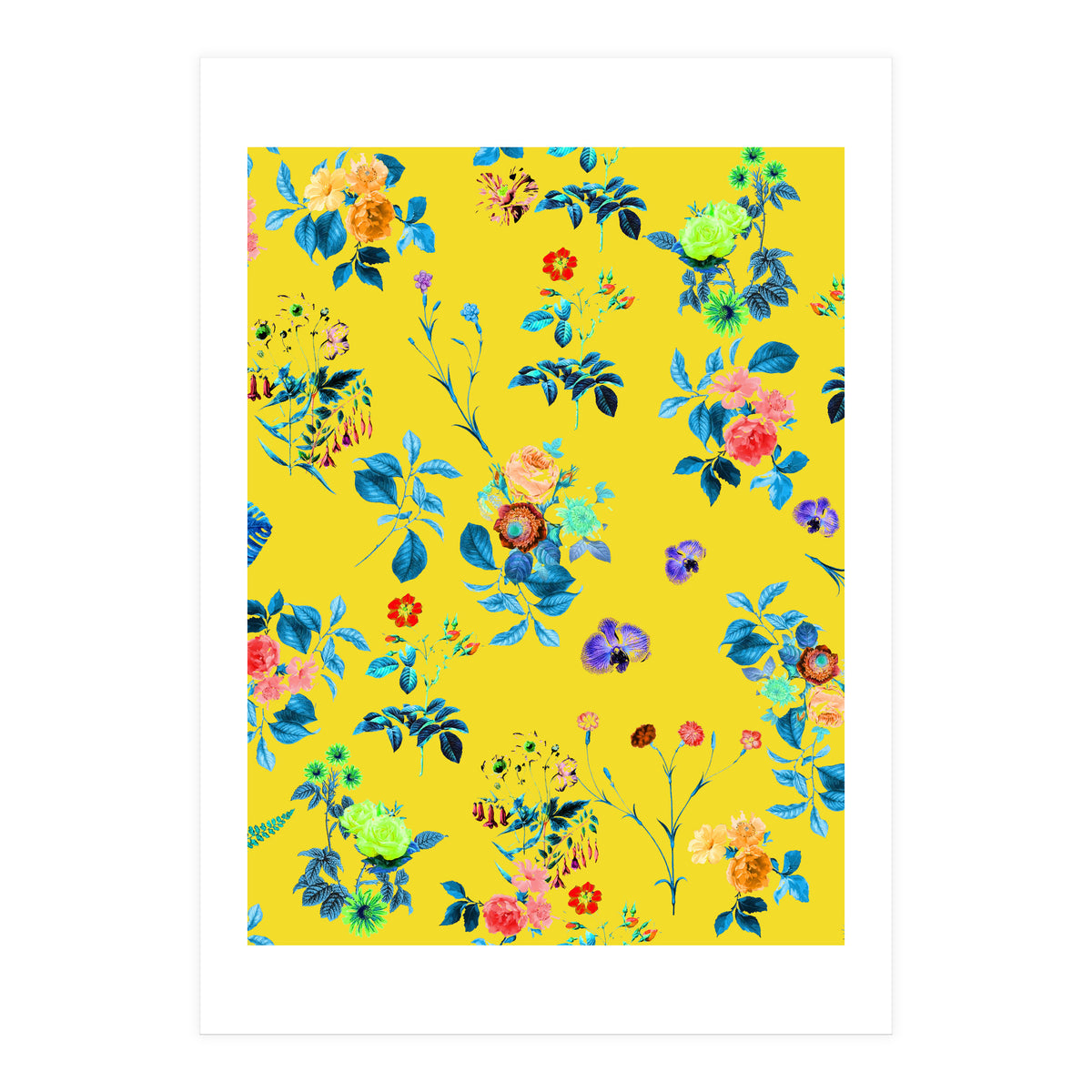 Floral Shower || #society6 #decor #buyart (Print Only)