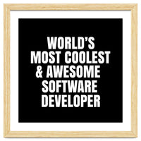 World's most coolest and awesome software developer