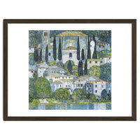 Gustav Klimt – Kirche in Cassone (1913) | Vibrant Landscape Masterpiece Art Print