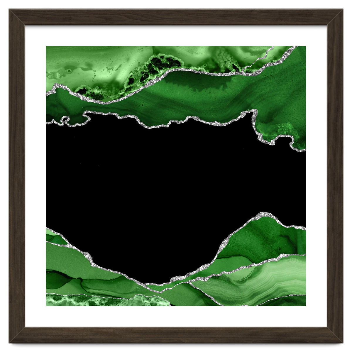 Green & Silver Agate Texture 04