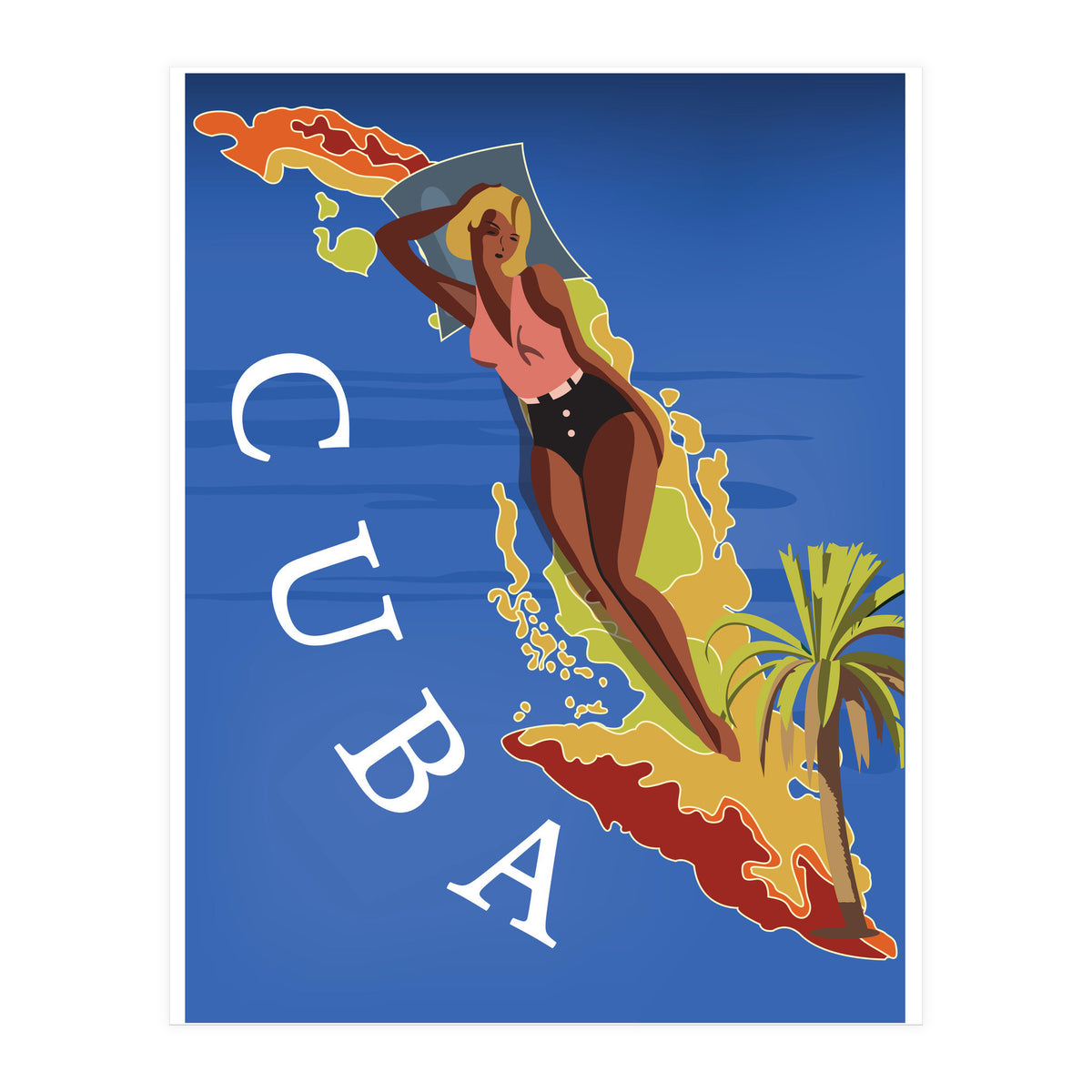 Cuba Sunbath (Print Only)