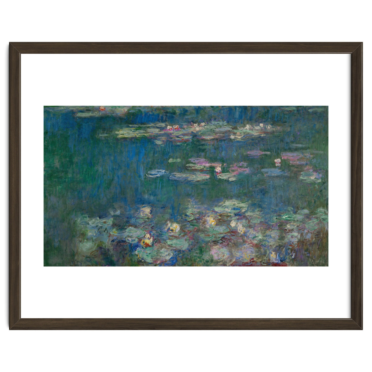 Les Nympheas, green reflections-water lillies, green reflections. Canvas. Inv. 20102.