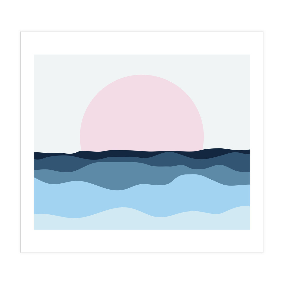 Let's go somewhere the sun kisses the ocean ☀️ (Print Only)