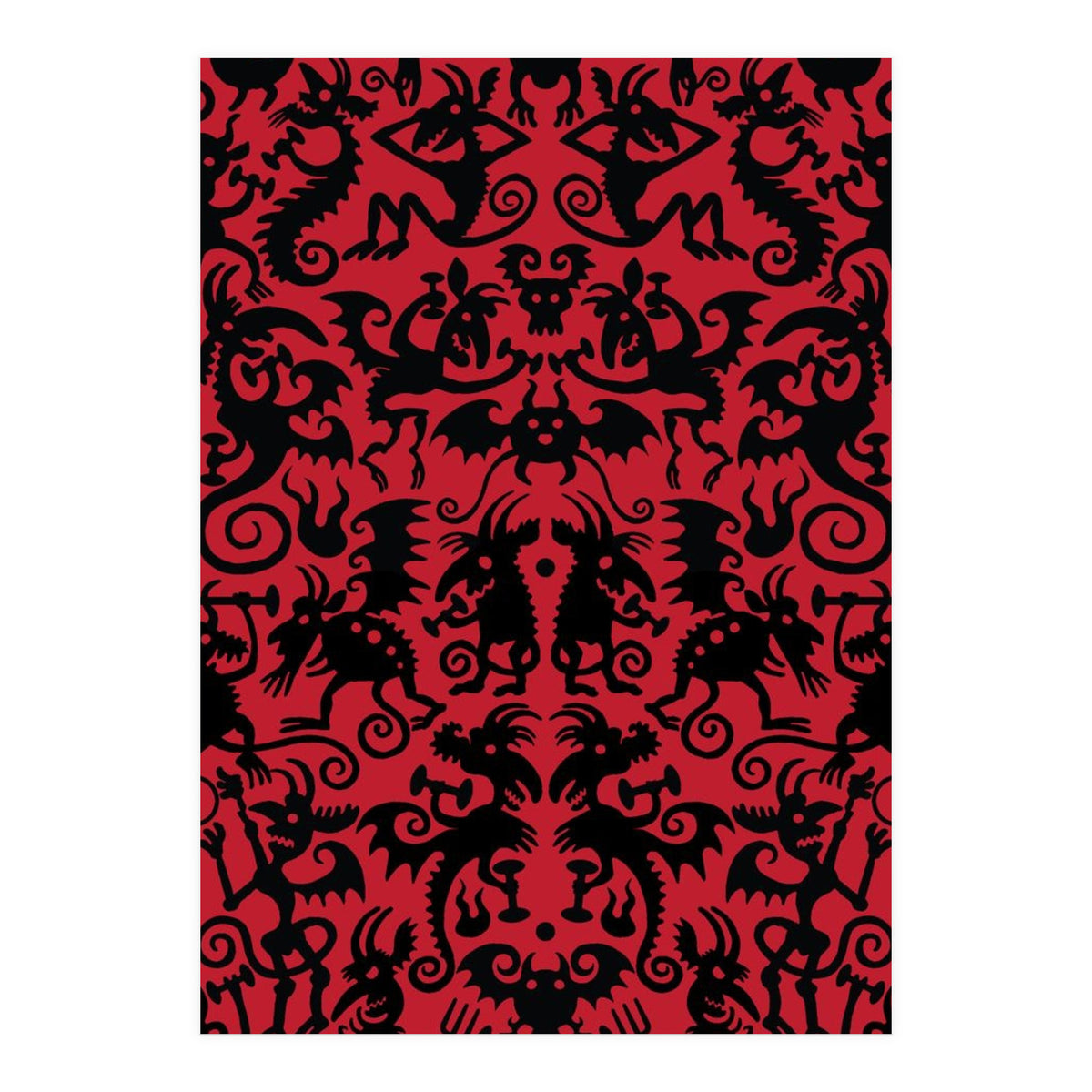 Crimson Chaos and the Symphony of the Underworld (Print Only)