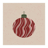Christmas Globe with swirls (Print Only) thumbnail