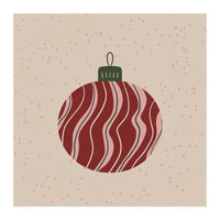 Christmas Globe with swirls (Print Only)