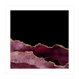 Burgundy & Gold Agate Texture 10  (Print Only) thumbnail