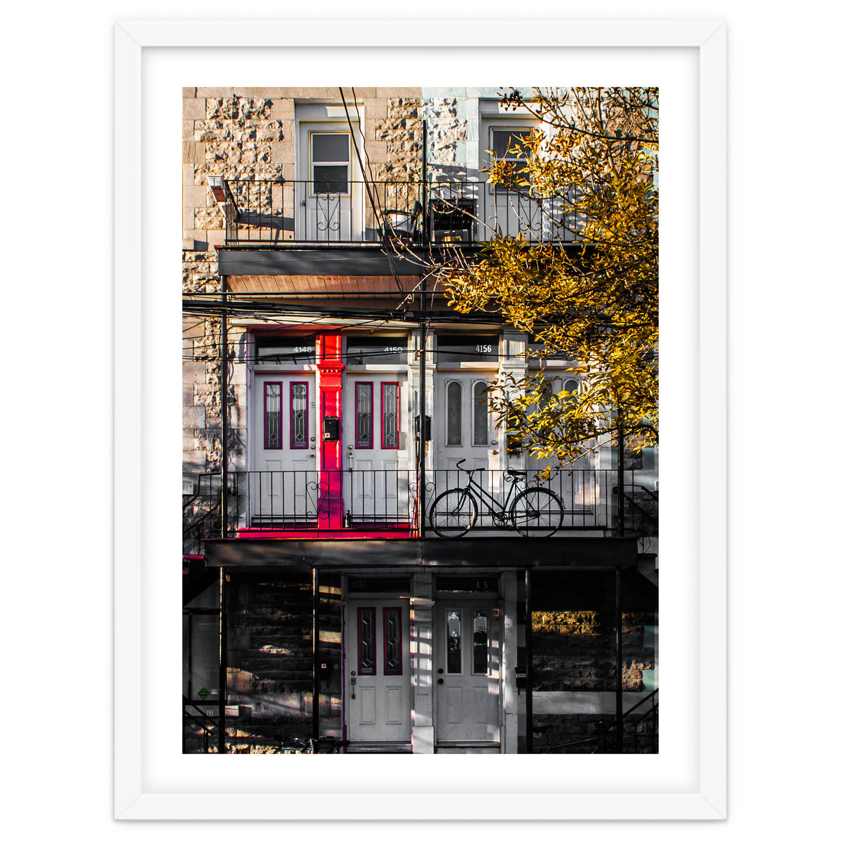 Montreal Bicycle Balcony No 1 Color Version