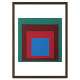 Josef Albers - HOMAGE TO THE SQUARE: Green, Red, Blue thumbnail