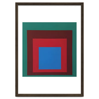 Josef Albers - HOMAGE TO THE SQUARE: Green, Red, Blue