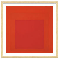 JOSEF ALBERS - HOMAGE TO THE SQUARE RED