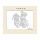a pair of shoes (1886) – Vincent van Gogh(ascii art)  (Print Only) thumbnail