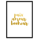 Peace Love Happiness #society6 #decor #buyart thumbnail
