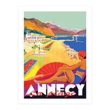 Beach at Annecy Lake, France (Print Only) thumbnail