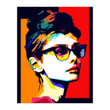 Audrey Hepburn Hollywood Star Pop Art WPAP (Print Only) thumbnail