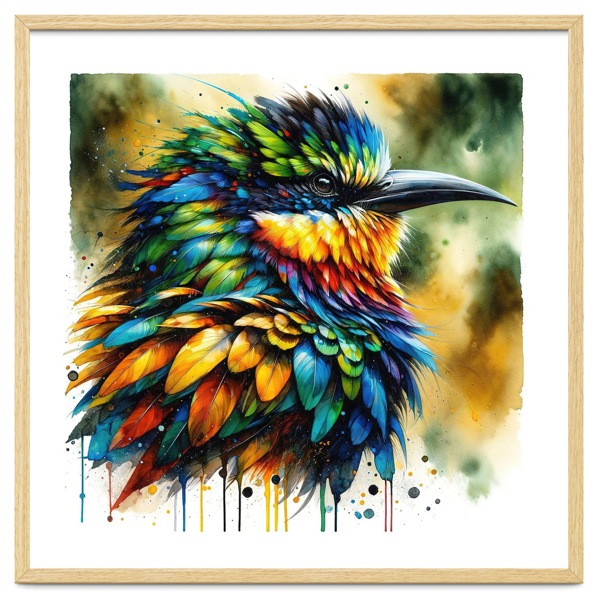 Vibrant Tropical Bird Portrait