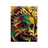 Albert Einstein Colorful Abstract 2 (Print Only) thumbnail