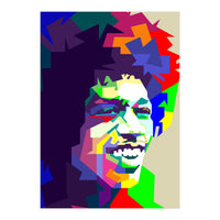 Jimi Hendrix Rock And Blues Music Pop Art (Print Only)