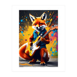 The Fox Plays The Guitar, Graffiti (Print Only) thumbnail