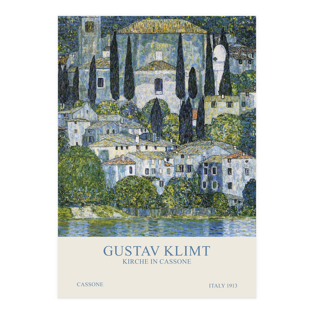 Gustav Klimt - Kirche in Cassone (Print Only)