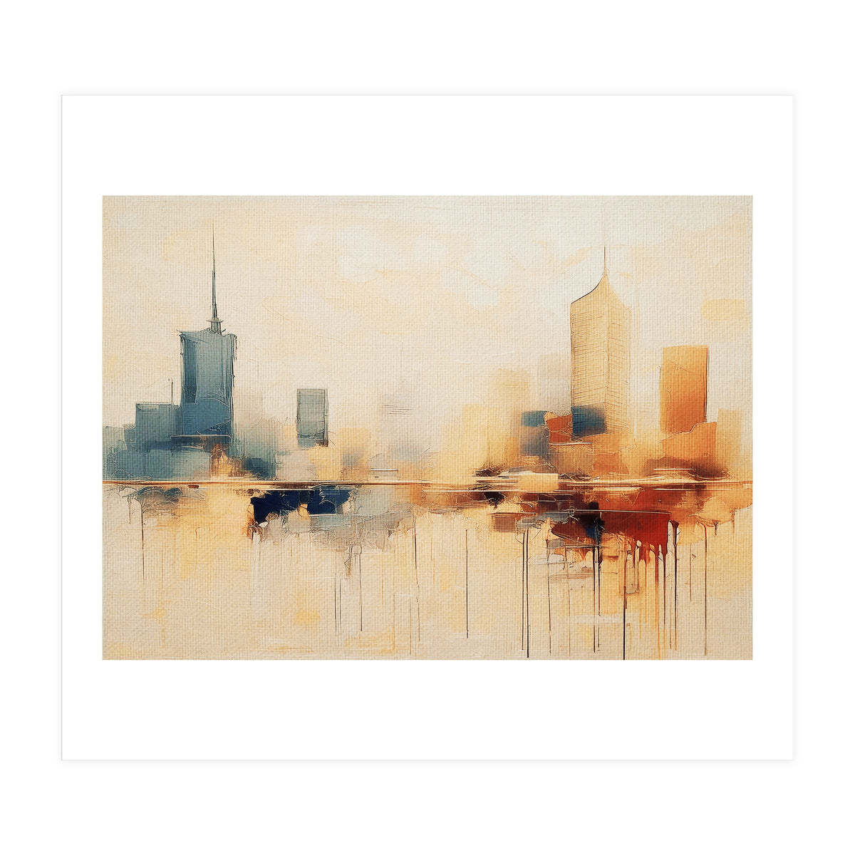 Buildings At Dusk 05 (Print Only)