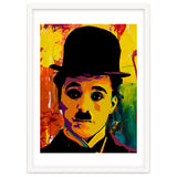 Charlie Chaplin Colorful Abstract Art thumbnail
