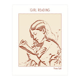Girl Reading – Franz Eybl (Print Only) thumbnail