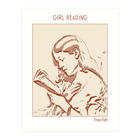 Girl Reading – Franz Eybl (Print Only)