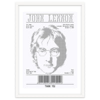 Receipt Art John Lennon