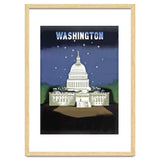 Washington, White House at Night thumbnail
