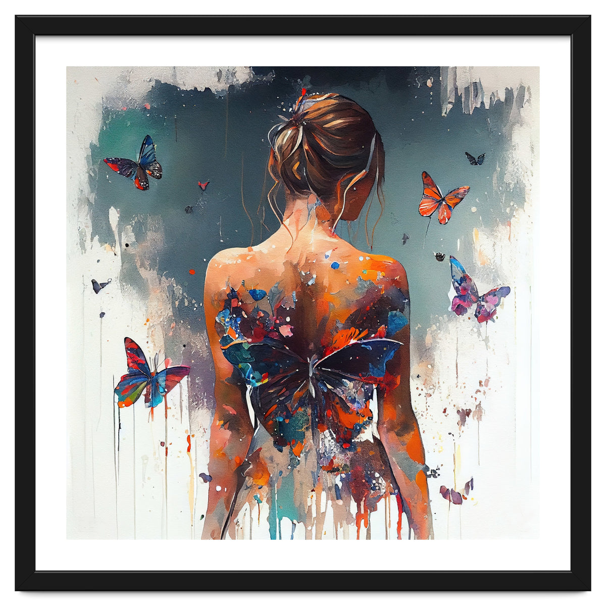 Powerful Butterfly Woman Body #4