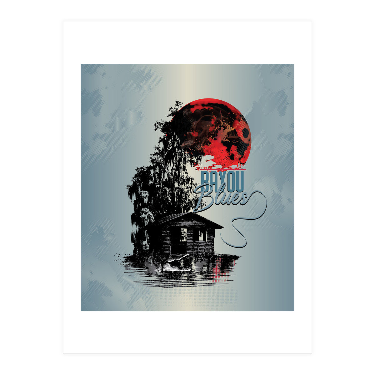 Bayou Blues Swamp (Print Only)