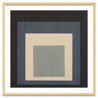 JOSEF ALBERS - HOMAGE TO THE SQUARE BEIGE GREY BLACK HIGH RESOLUTION