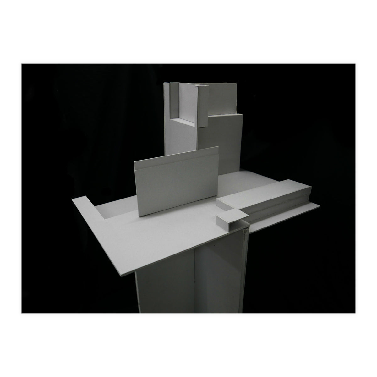 Architectural Model Grey Cardboard (Print Only)