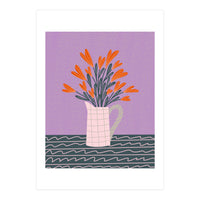 Floral Pitcher  (Print Only)