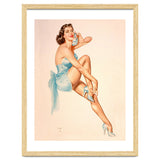 Beautiful Pinup Woman Posing In Ballerina Costume thumbnail