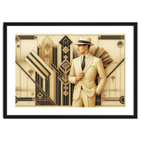 Gatsby Gentleman Art Deco Scene