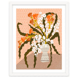 Floral Contemporary Still Life Peach Fuzz thumbnail