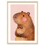 Capybara Kindergarten Nursery Art thumbnail