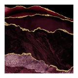 Burgundy & Gold Agate Texture 02  (Print Only) thumbnail