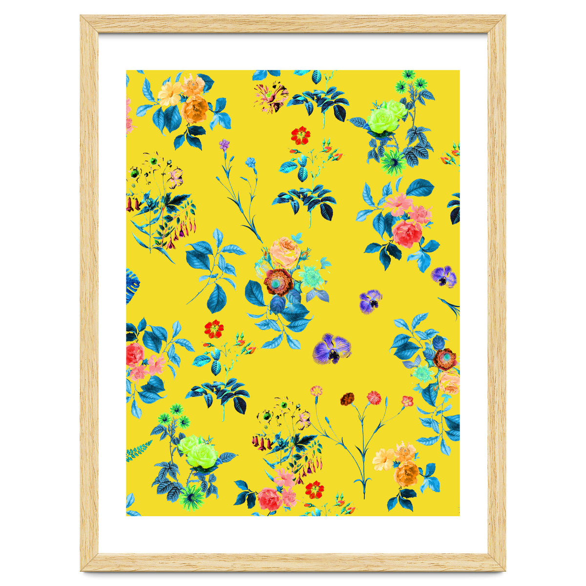 Floral Shower || #society6 #decor #buyart