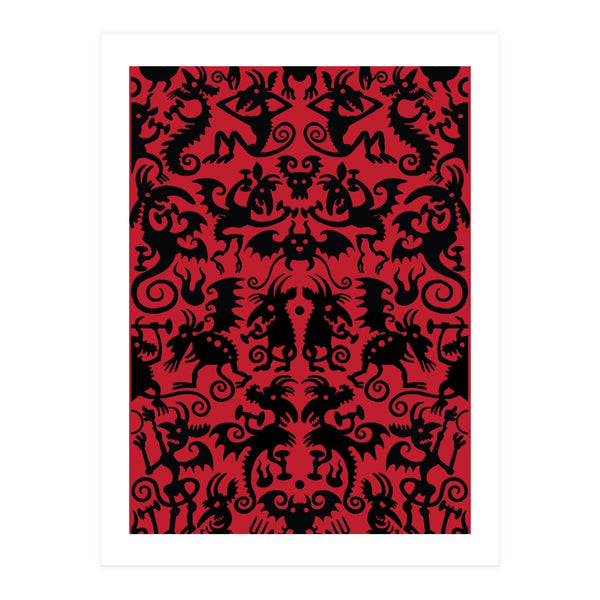 Crimson Chaos and the Symphony of the Underworld (Print Only)