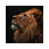 Majestic Lion Portrait Profile Majestic Beast (Print Only) thumbnail