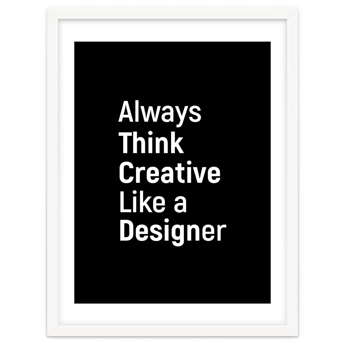 Always Think Creative Like A Designer
