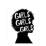 Girls Girls Girl Feminist women Empowerment  (Print Only) thumbnail